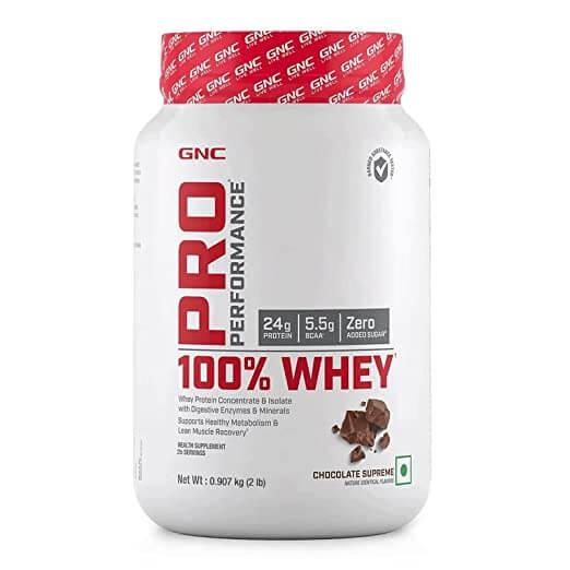 GNC Pro Performance 100% Whey Protein Powder 
