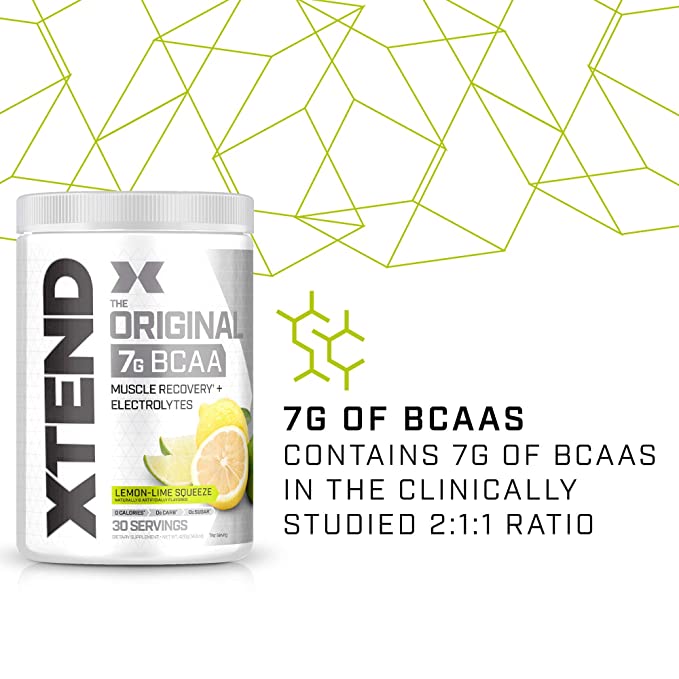 Scivation Xtend BCAAs Powder 420g, 30 Servings (Lemon Lime & Orange)
